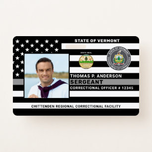 Correctional Officer Id Card